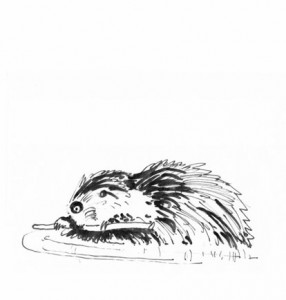 Beaver painted by Frank Fritschy