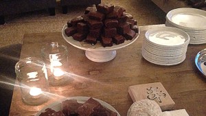 Brownies in Cafe Viller the Garden